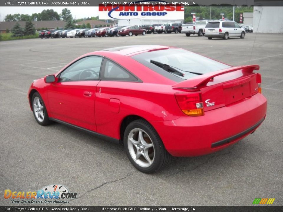 2001 Toyota Celica GT-S Absolutely Red / Black Photo #6