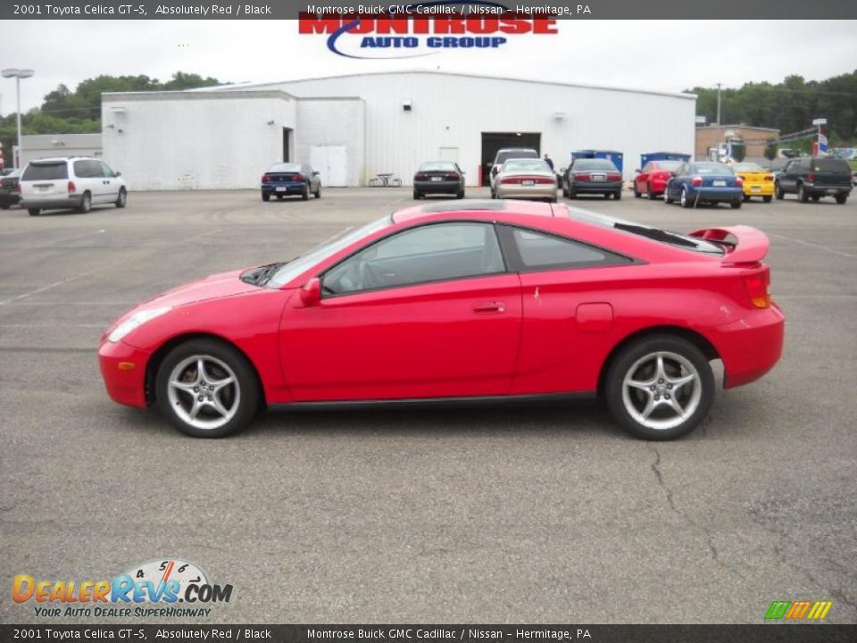 2001 Toyota Celica GT-S Absolutely Red / Black Photo #7