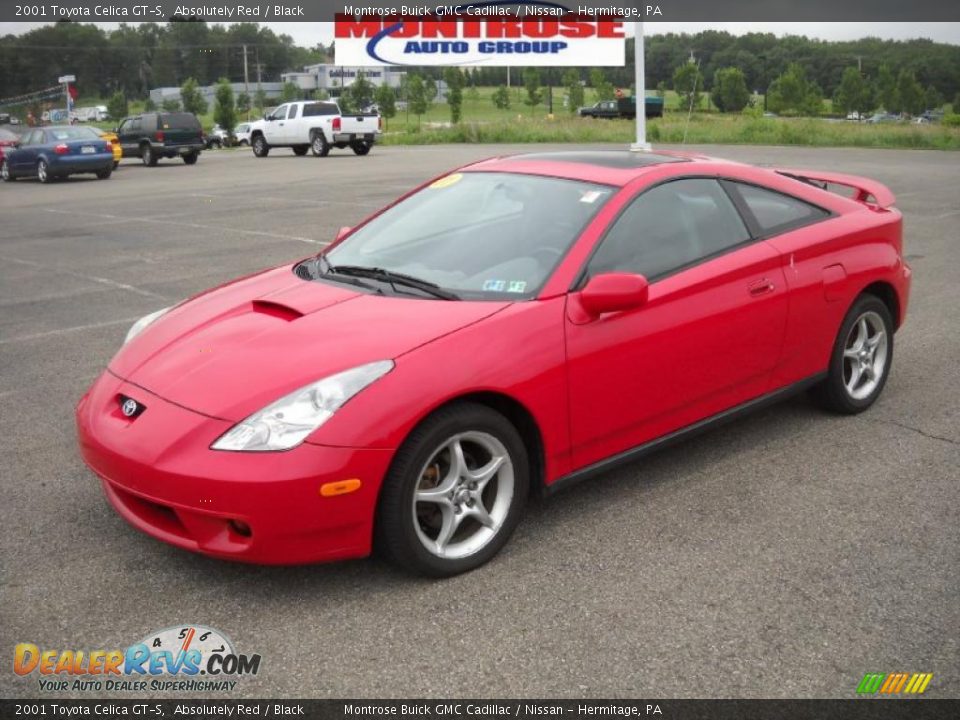 2001 Toyota Celica GT-S Absolutely Red / Black Photo #17
