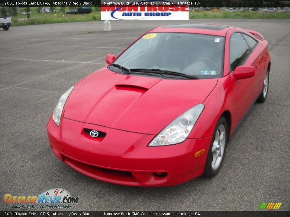 2001 Toyota Celica GT-S Absolutely Red / Black Photo #18