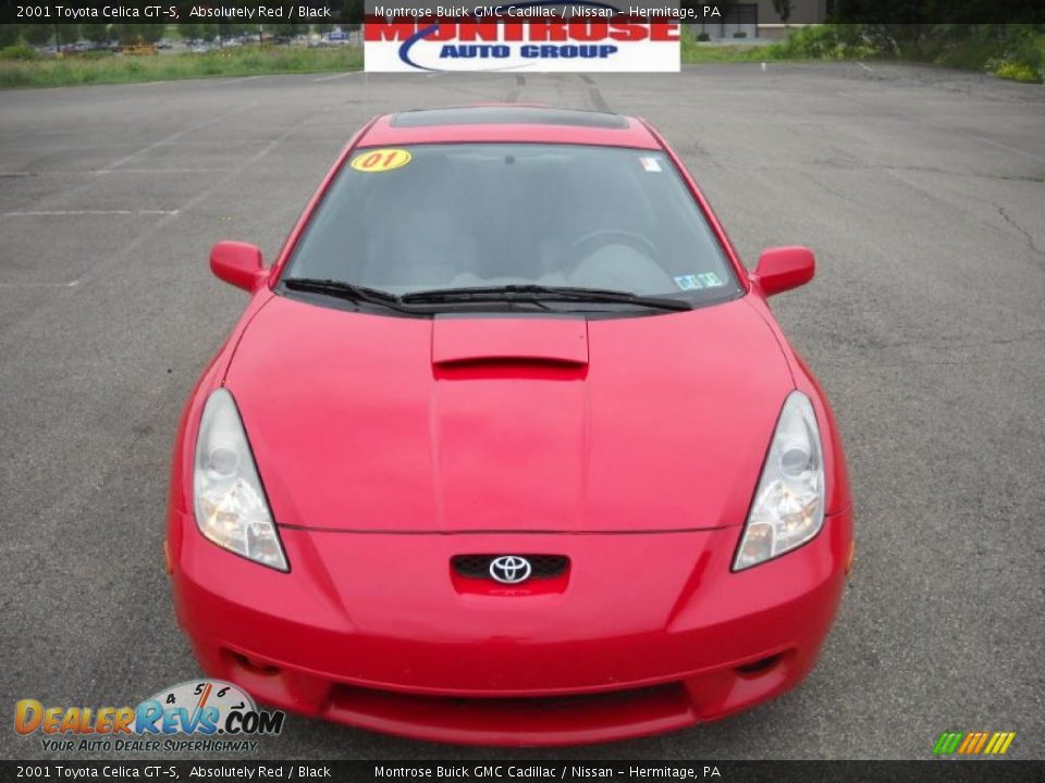 2001 Toyota Celica GT-S Absolutely Red / Black Photo #19
