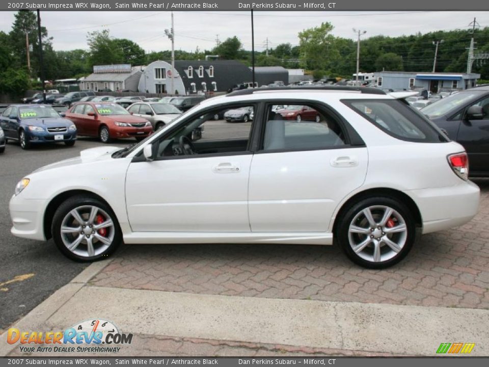 2007 Subaru Impreza Wrx Wagon Satin White Pearl Anthracite Black Photo 9 Dealerrevs Com