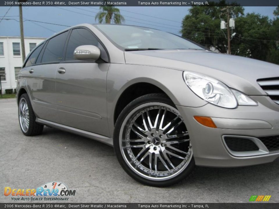 2006 Mercedes-Benz R 350 4Matic Desert Silver Metallic / Macadamia Photo #3