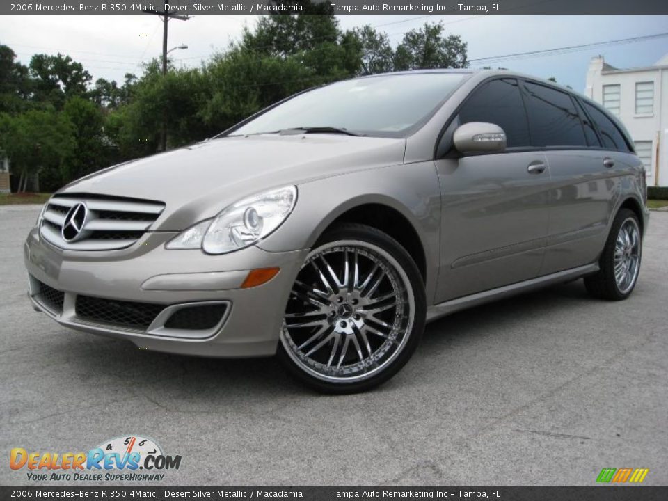 2006 Mercedes-Benz R 350 4Matic Desert Silver Metallic / Macadamia Photo #6