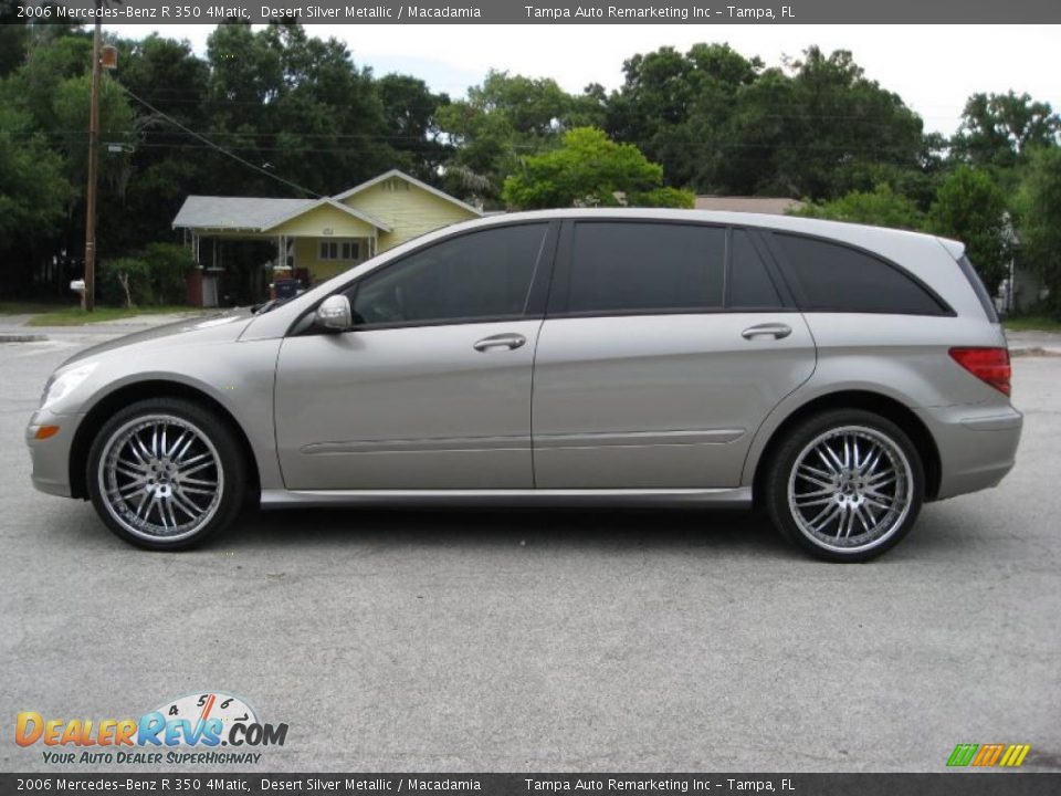 2006 Mercedes-Benz R 350 4Matic Desert Silver Metallic / Macadamia Photo #7