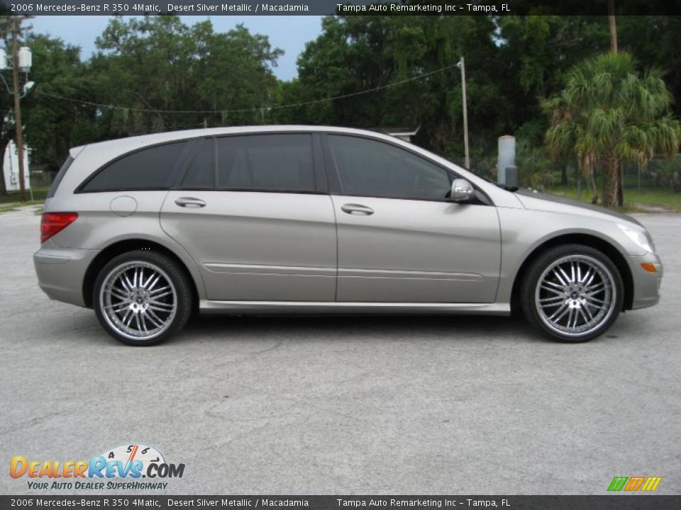 2006 Mercedes-Benz R 350 4Matic Desert Silver Metallic / Macadamia Photo #8
