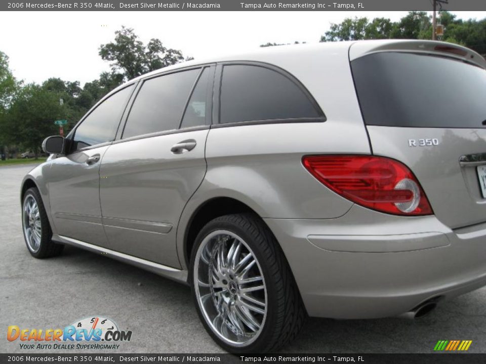 2006 Mercedes-Benz R 350 4Matic Desert Silver Metallic / Macadamia Photo #9