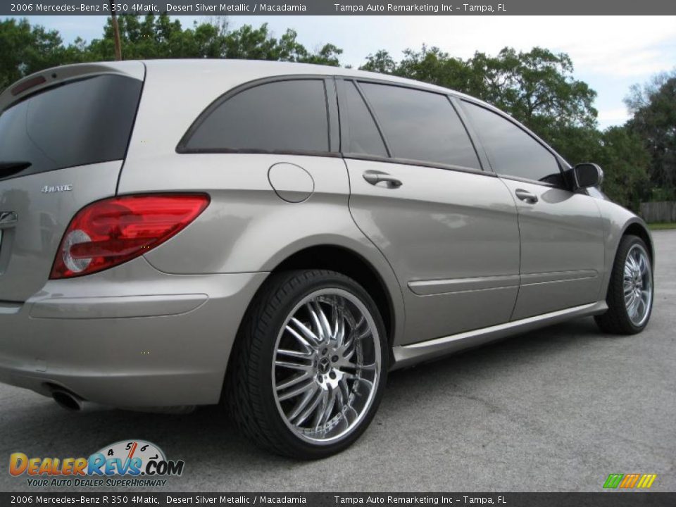 2006 Mercedes-Benz R 350 4Matic Desert Silver Metallic / Macadamia Photo #10