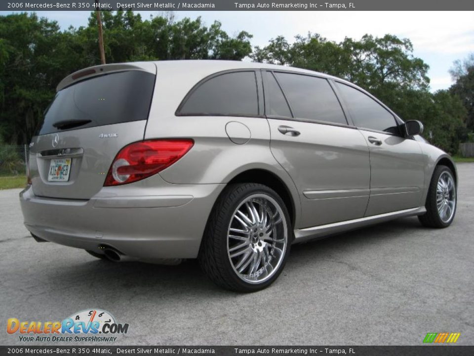 2006 Mercedes-Benz R 350 4Matic Desert Silver Metallic / Macadamia Photo #12