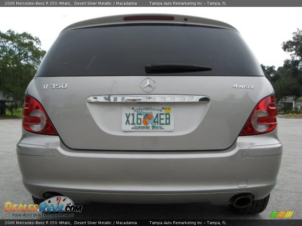 2006 Mercedes-Benz R 350 4Matic Desert Silver Metallic / Macadamia Photo #13