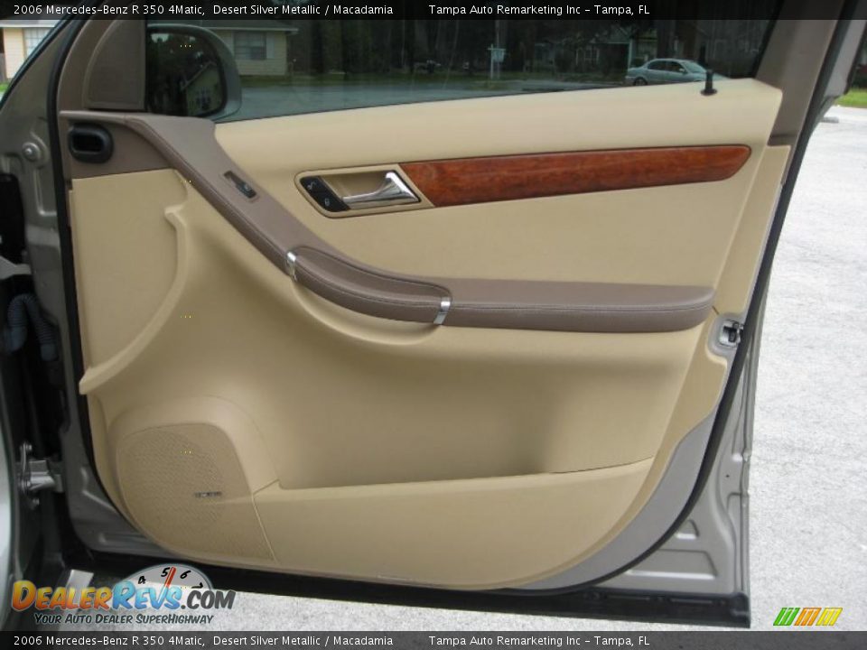 2006 Mercedes-Benz R 350 4Matic Desert Silver Metallic / Macadamia Photo #20