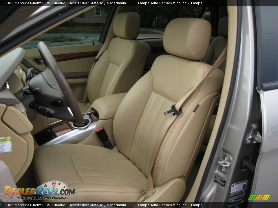 2006 Mercedes-Benz R 350 4Matic Desert Silver Metallic / Macadamia Photo #23