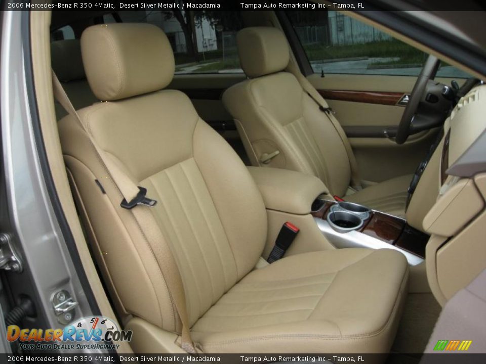 2006 Mercedes-Benz R 350 4Matic Desert Silver Metallic / Macadamia Photo #24
