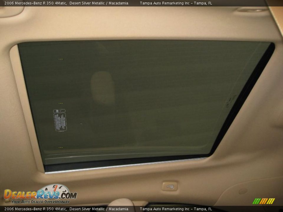 2006 Mercedes-Benz R 350 4Matic Desert Silver Metallic / Macadamia Photo #29