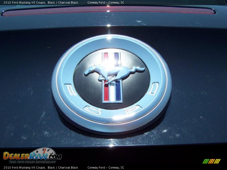 2010 Ford Mustang V6 Coupe Black / Charcoal Black Photo #12