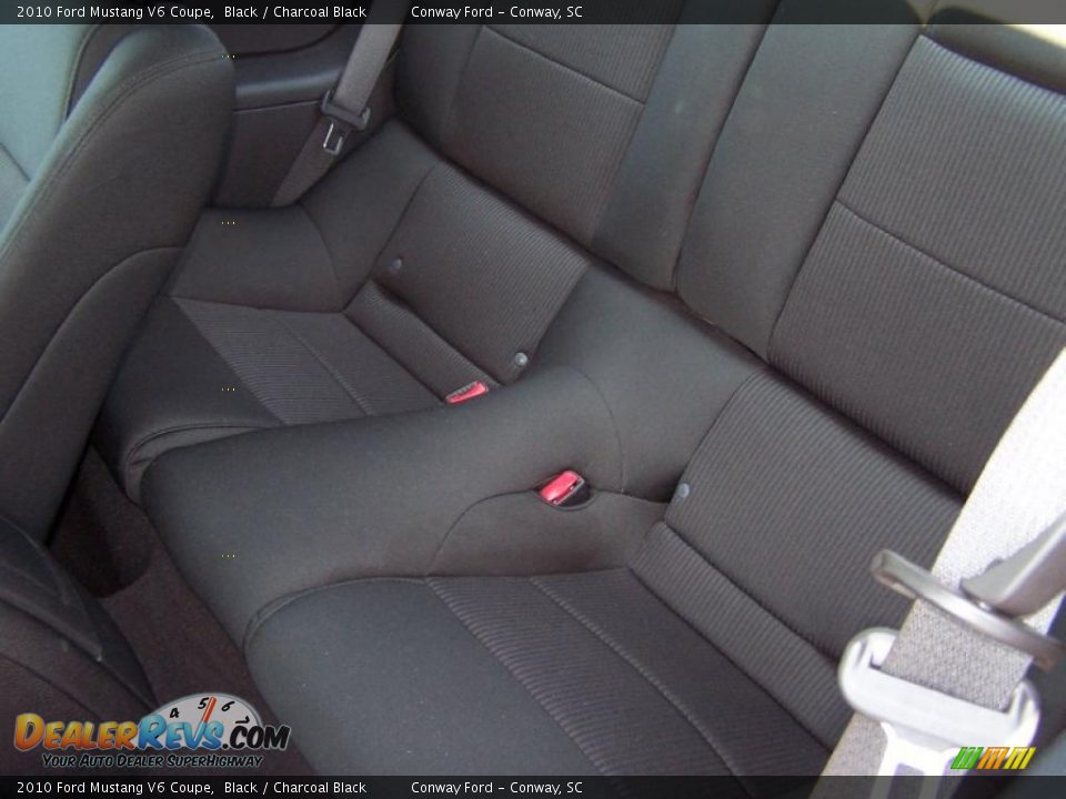 2010 Ford Mustang V6 Coupe Black / Charcoal Black Photo #18