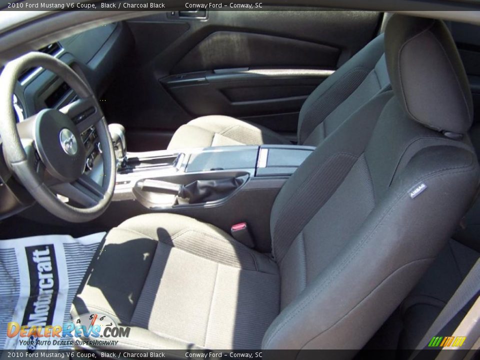 2010 Ford Mustang V6 Coupe Black / Charcoal Black Photo #19