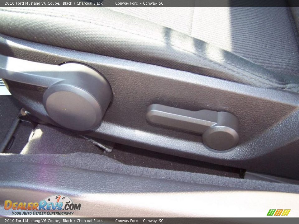 2010 Ford Mustang V6 Coupe Black / Charcoal Black Photo #22