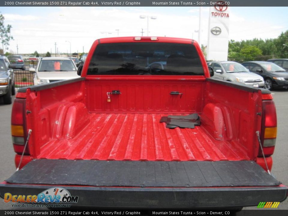 2000 Chevrolet Silverado 1500 Z71 Regular Cab 4x4 Victory Red / Graphite Photo #31