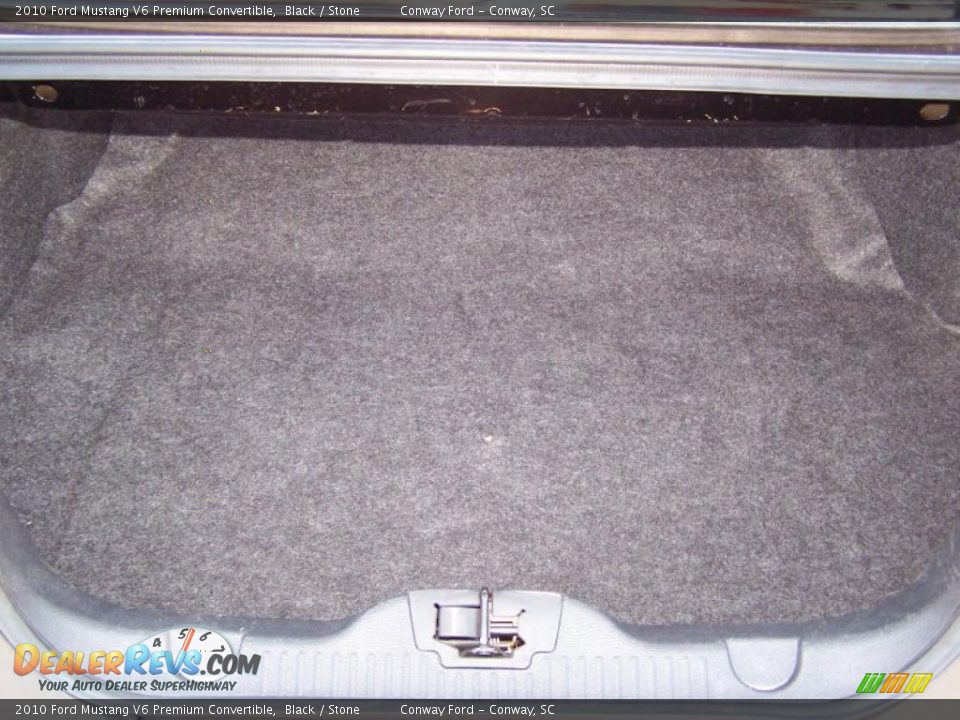 2010 Ford Mustang V6 Premium Convertible Black / Stone Photo #13