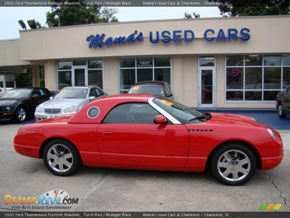 2002 Ford Thunderbird Premium Roadster Torch Red / Midnight Black Photo #1