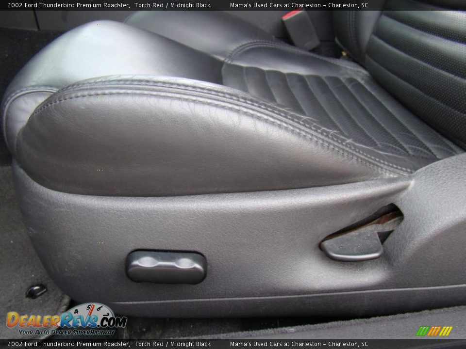 2002 Ford Thunderbird Premium Roadster Torch Red / Midnight Black Photo #10