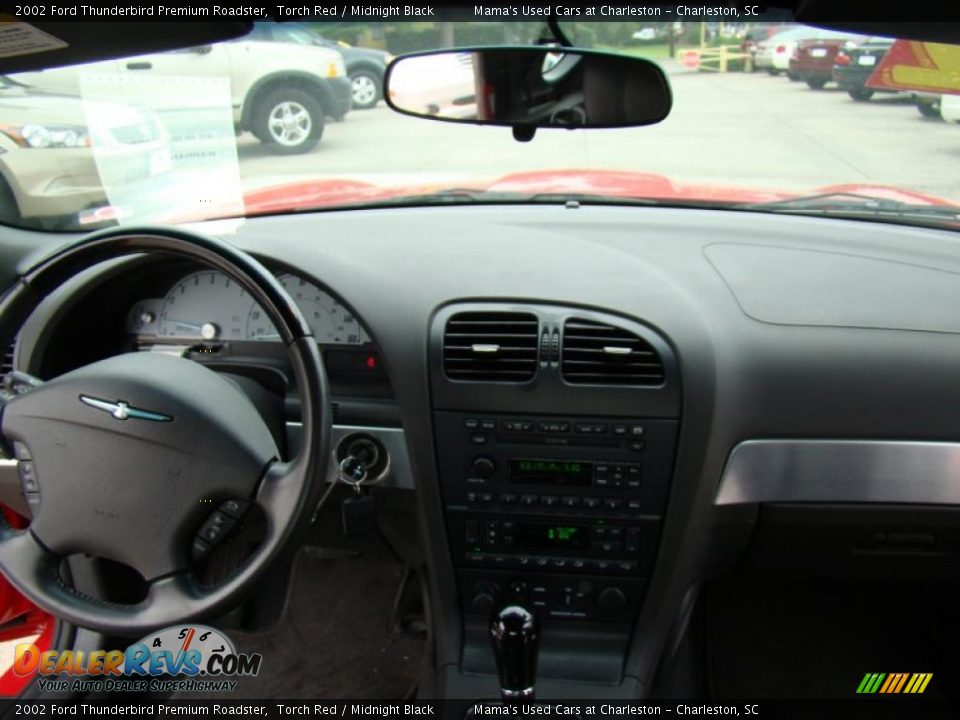 2002 Ford Thunderbird Premium Roadster Torch Red / Midnight Black Photo #14