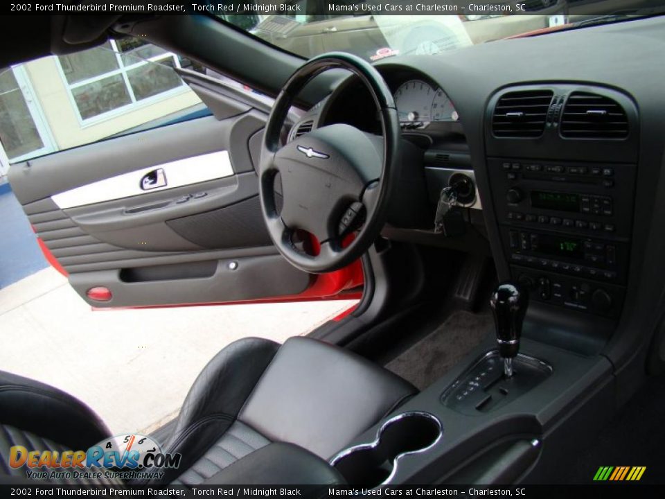2002 Ford Thunderbird Premium Roadster Torch Red / Midnight Black Photo #15