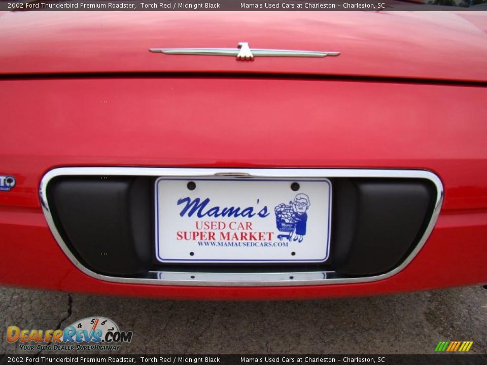 2002 Ford Thunderbird Premium Roadster Torch Red / Midnight Black Photo #34
