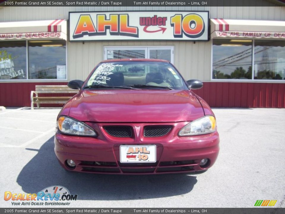 2005 Pontiac Grand Am SE Sedan Sport Red Metallic / Dark Taupe Photo #1