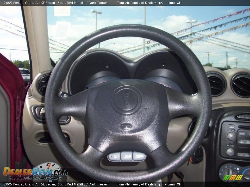 2005 Pontiac Grand Am SE Sedan Sport Red Metallic / Dark Taupe Photo #3