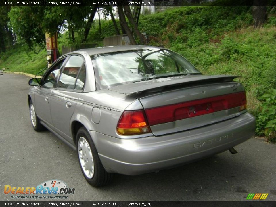 1996 Saturn S Series SL2 Sedan Silver / Gray Photo #5