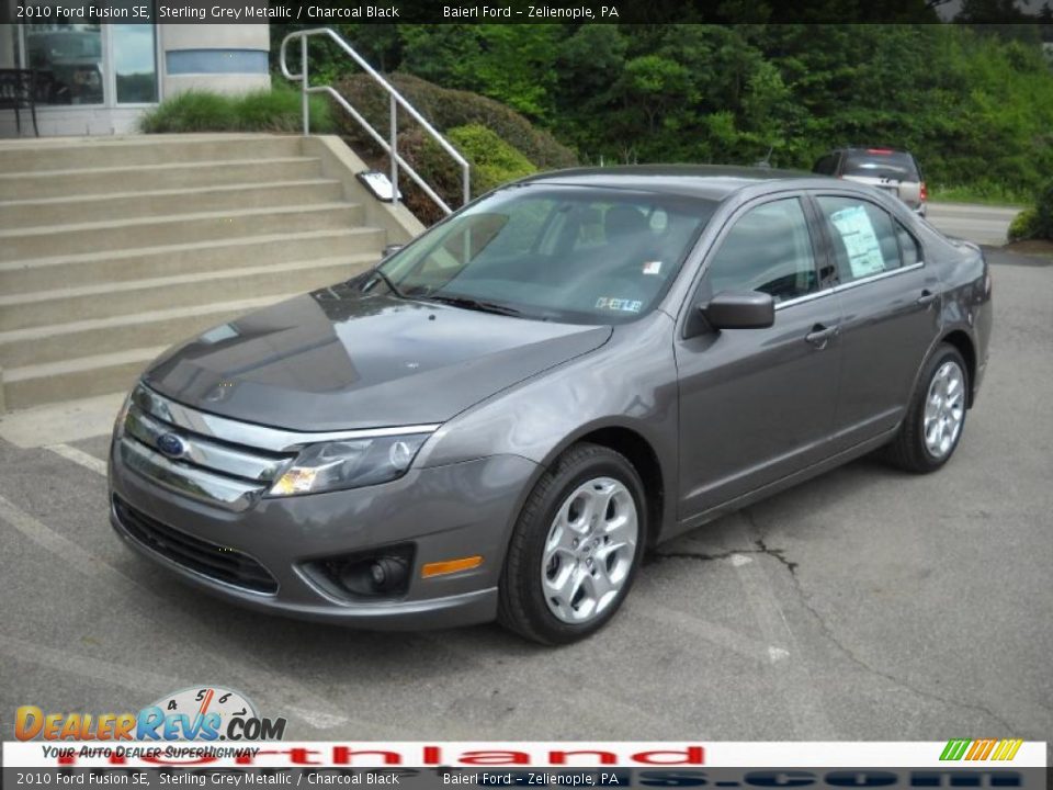 2010 Ford Fusion SE Sterling Grey Metallic / Charcoal Black Photo #2