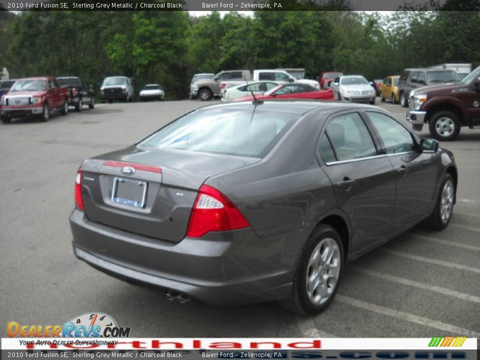 2010 Ford Fusion SE Sterling Grey Metallic / Charcoal Black Photo #6