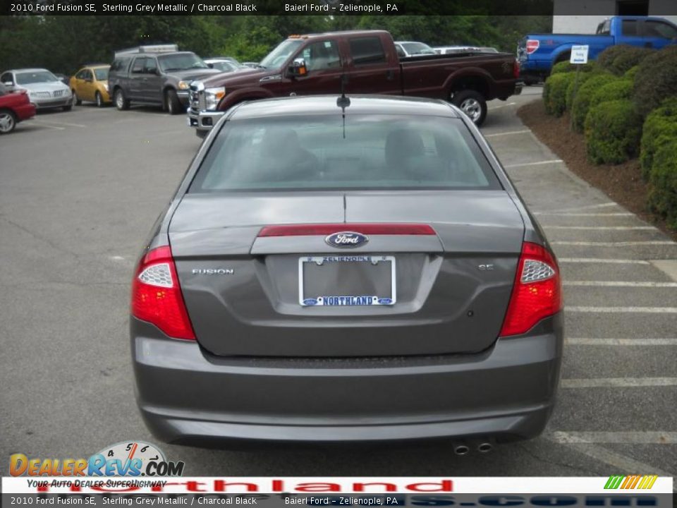 2010 Ford Fusion SE Sterling Grey Metallic / Charcoal Black Photo #7