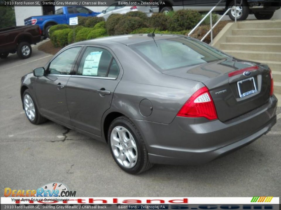 2010 Ford Fusion SE Sterling Grey Metallic / Charcoal Black Photo #8