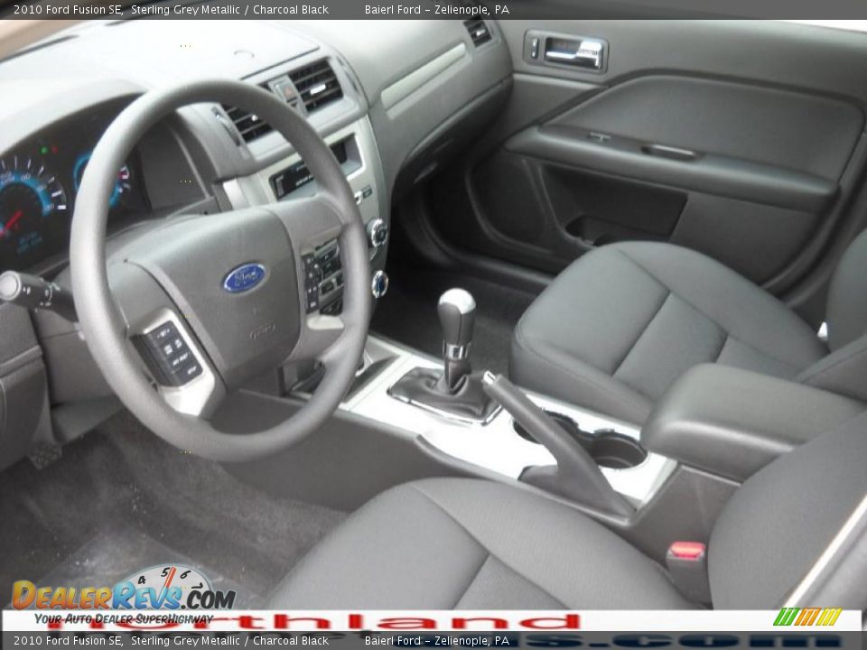 2010 Ford Fusion SE Sterling Grey Metallic / Charcoal Black Photo #10