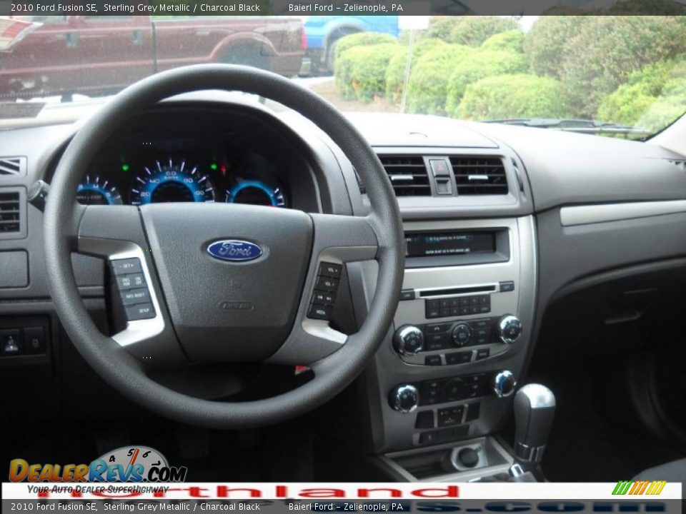 2010 Ford Fusion SE Sterling Grey Metallic / Charcoal Black Photo #14