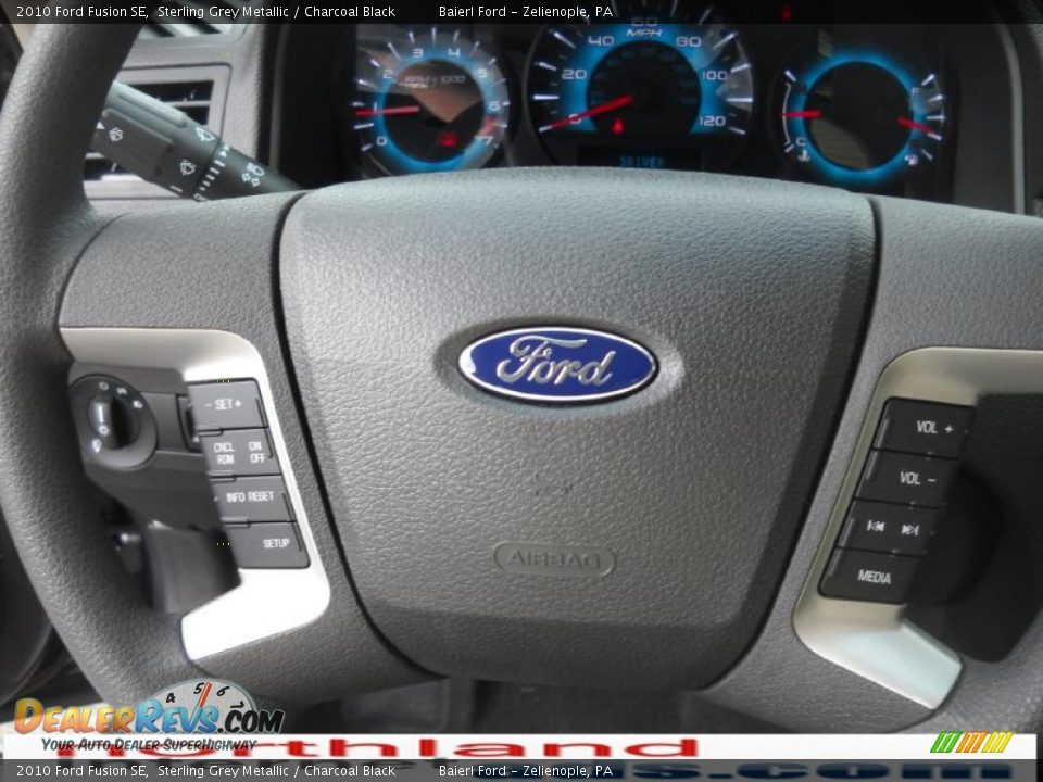 2010 Ford Fusion SE Sterling Grey Metallic / Charcoal Black Photo #19