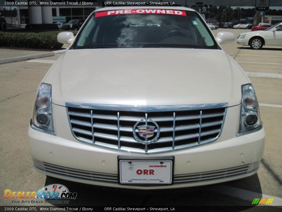 2009 Cadillac DTS White Diamond Tricoat / Ebony Photo #5