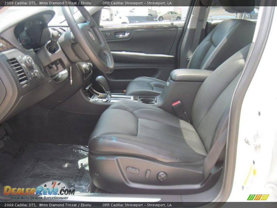 2009 Cadillac DTS White Diamond Tricoat / Ebony Photo #8