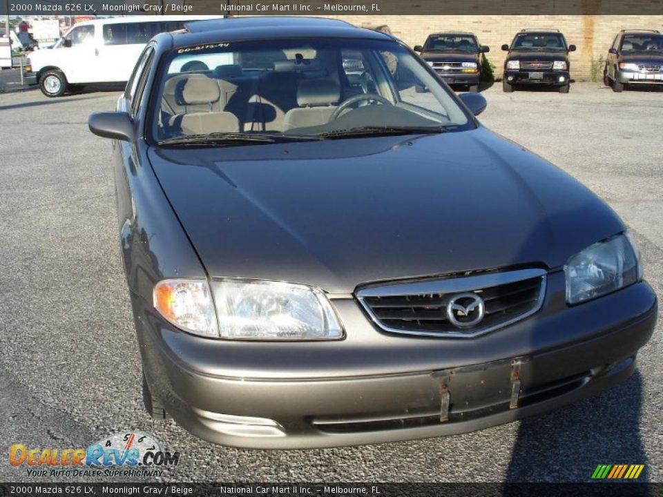 2000 Mazda 626 LX Moonlight Gray / Beige Photo #2