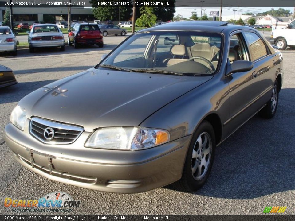 2000 Mazda 626 LX Moonlight Gray / Beige Photo #3