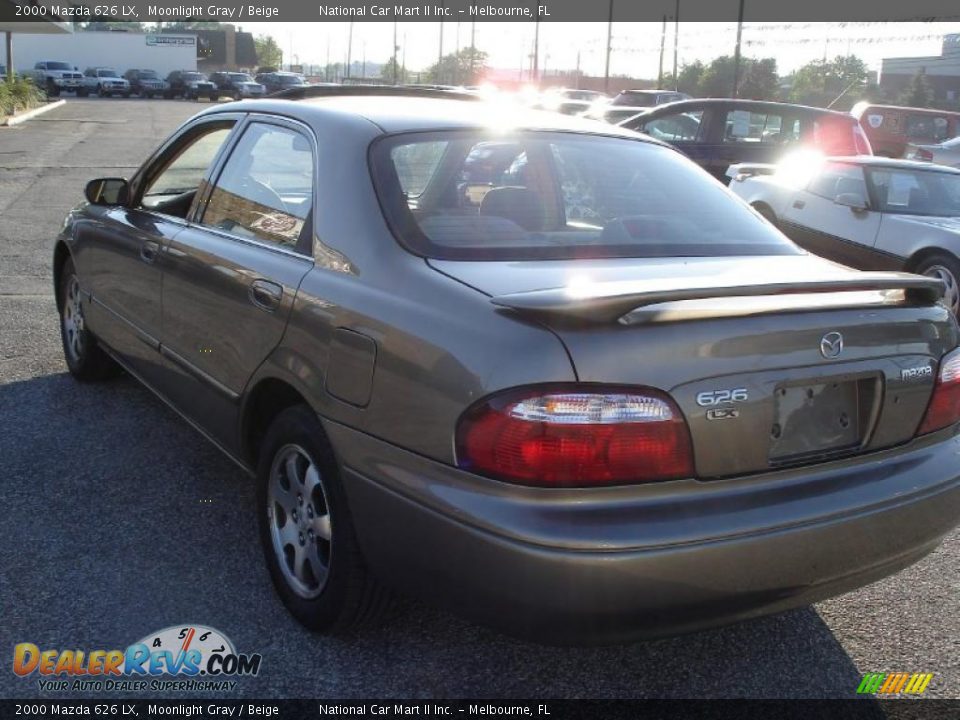 2000 Mazda 626 LX Moonlight Gray / Beige Photo #4