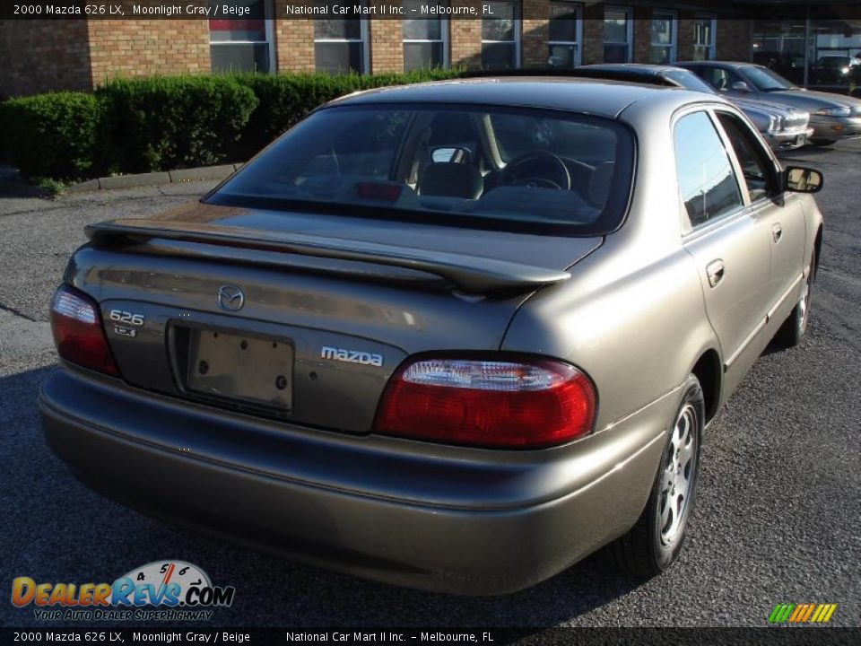 2000 Mazda 626 LX Moonlight Gray / Beige Photo #5