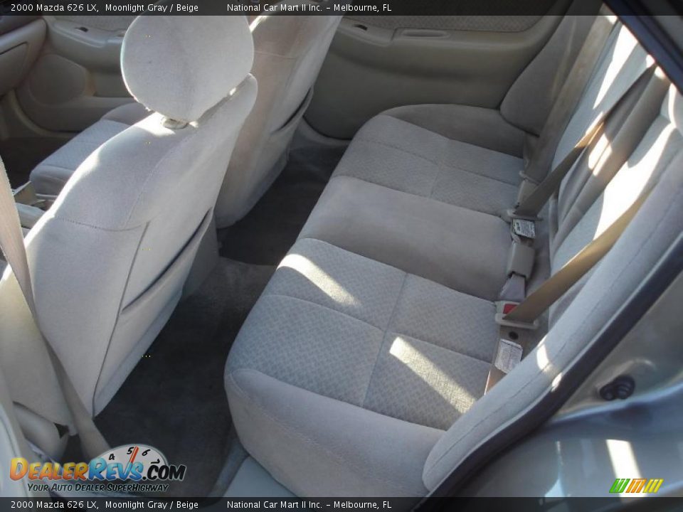 2000 Mazda 626 LX Moonlight Gray / Beige Photo #6