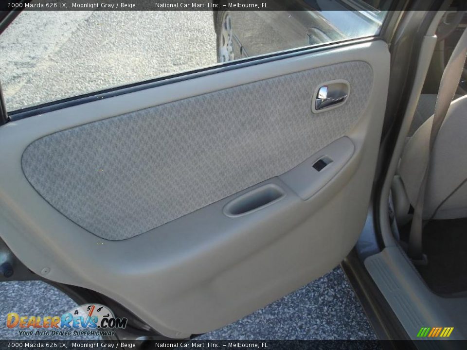 2000 Mazda 626 LX Moonlight Gray / Beige Photo #8