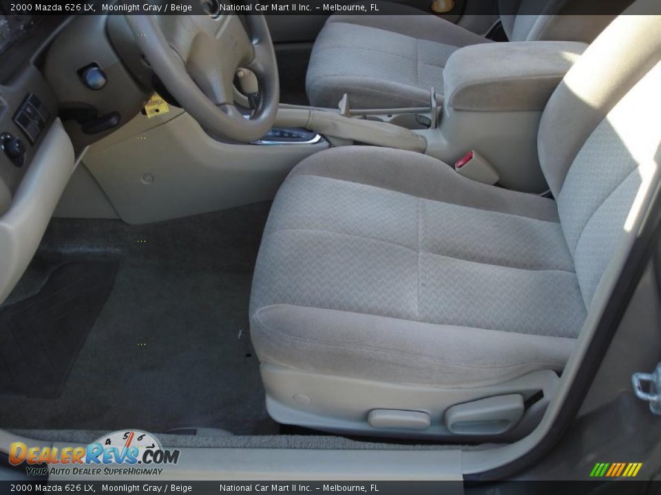 2000 Mazda 626 LX Moonlight Gray / Beige Photo #10
