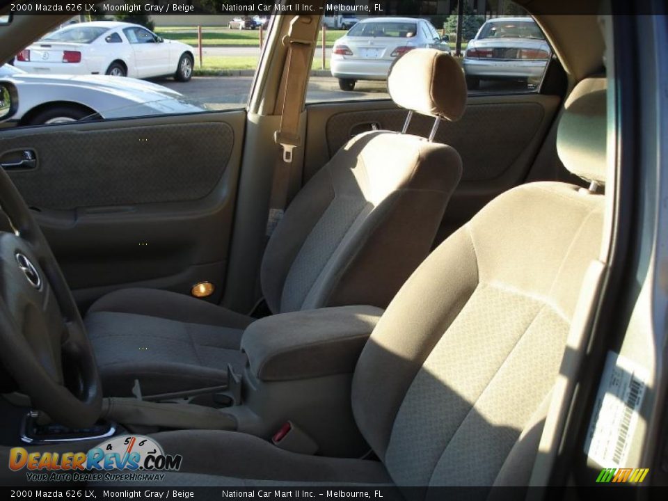 2000 Mazda 626 LX Moonlight Gray / Beige Photo #11