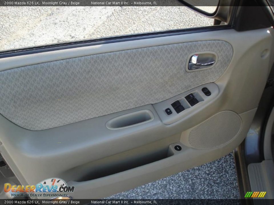 2000 Mazda 626 LX Moonlight Gray / Beige Photo #12